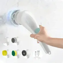One Multifunctional Electric Cleaning Brush for Bathroom Washing and Kitchen Cleaning Tools